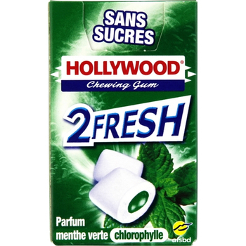 Chewing-gum 2Fresh menthe verte/chloro sans sucres - Epicerie Sucre - Promocash Grasse