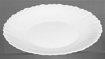 Assiette plate feston - Bazar - Promocash Montauban