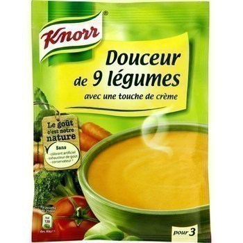 Soupe dshydrate douceur 9 lgumes avec touche de crme 84 g - Epicerie Sale - Promocash Limoges