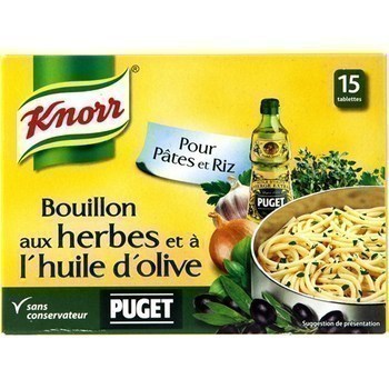Bouillon aux herbes et  l'huile d'olive Puget - Epicerie Sale - Promocash Le Pontet