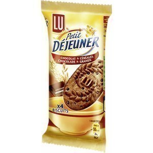 Biscuits Petit Djeuner Pocket au chocolat et crales 50 g - Epicerie Sucre - Promocash 