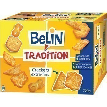 Crackers Tradition extra-fins 4 varits 720 g - Epicerie Sucre - Promocash Millau