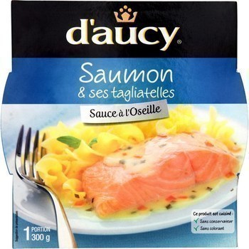 Saumon & ses tagliatelles sauce  l'oseille 300 g - Epicerie Sale - Promocash Orleans