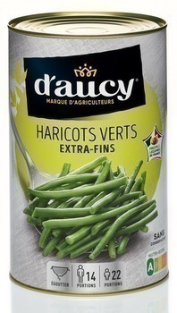 5/1 HARICOTS VERTS XF DAUCY - Epicerie Sale - Promocash Antony