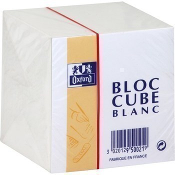 Bloc cube blanc - Bazar - Promocash Montceau Les Mines