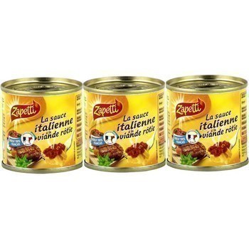 La Sauce Italienne  la viande rtie 3x95 g - Epicerie Sale - Promocash Thonon