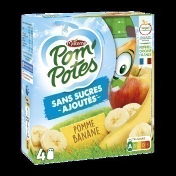 4X90G POMPOTES SSA POMM/BANANE - Epicerie Sucre - Promocash Thonon