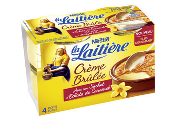 4X100G CREME BRULEE LAITIERE - Crmerie - Promocash Grasse