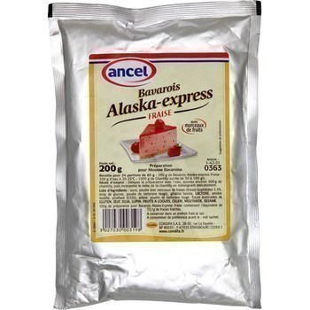 Bavarois Alaska-express fraise 200 g - Epicerie Sucrée - Promocash Charleville