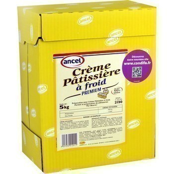 Crme ptissire  froid Premium 5 kg - Epicerie Sucre - Promocash Bziers