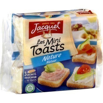 Les Minis Toasts nature 3x85 g - Pains et viennoiseries - Promocash Albi