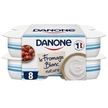 8X100G FROMAGE BLANC 3%MG DANO - Crmerie - Promocash Boulogne