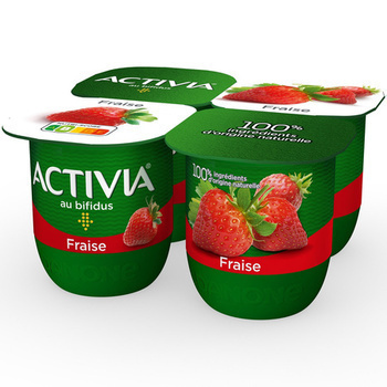 4X125G ACTIVIA BIFIDUS FRAISE - Crmerie - Promocash PROMOCASH AUBAGNE