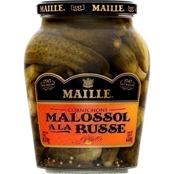 Cornichons Malossol  la Russe - Epicerie Sale - Promocash Saumur