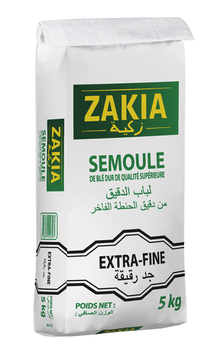 5 KG SEMOULE EXTRA FINE ZAKIA - Epicerie Sale - Promocash Angouleme