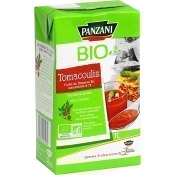 Pure de tomate bio Tomacoulis 1 l - Epicerie Sale - Promocash Annemasse