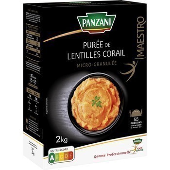 Pure de lentilles corail 2 kg - Epicerie Sale - Promocash Thionville
