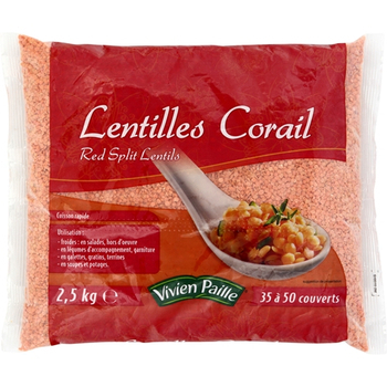 Lentilles corail - Epicerie Sale - Promocash Anglet