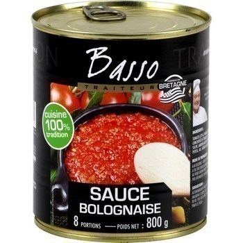 Sauce bolognaise 800 g - Epicerie Sale - Promocash Pontarlier