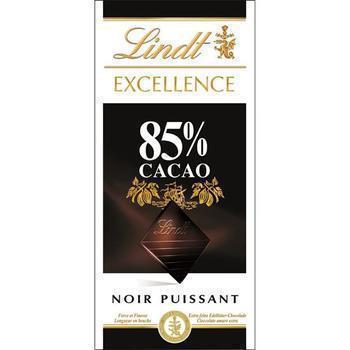 100G EXCELLENCE NOIR 85% LINDT - Epicerie Sucre - Promocash Le Pontet