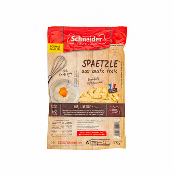 1KG SPATZLE OEUFS FR.SCHNEIDER - Charcuterie Traiteur - Promocash Forbach