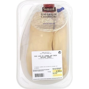 Foie gras de canard cru 1er choix qualit trouss - Boucherie - Promocash Aix en Provence