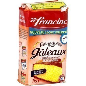 Farine de bl pour gteaux poudre  lever incorpore 1 Kg - Epicerie Sale - Promocash Dunkerque