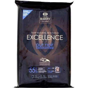 Chocolat de couverture noir Excellence 2,5 kg - Epicerie Sucre - Promocash Granville