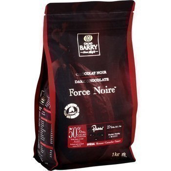 Pistoles de chocolat noir Force Noire 1 kg - Epicerie Sucre - Promocash Sete