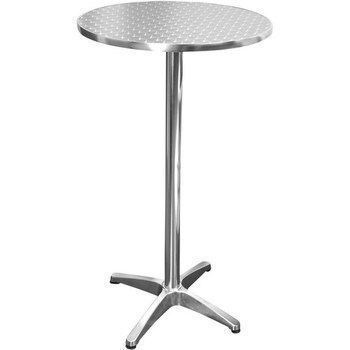Table mange-debout aluminium diam 60x110 cm 10,2 kg - Bazar - Promocash Le Havre