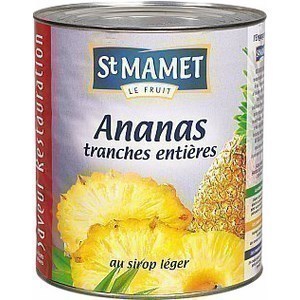 Ananas au Sirop Tranches Entires ST MAMET - la bote 3/1 - Epicerie Sucre - Promocash Toulouse