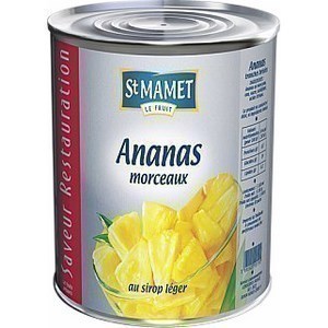 Ananas Tranches Brisées au Sirop ST MAMET - la boîte 3/1 - Epicerie Sucrée - Promocash Promocash guipavas