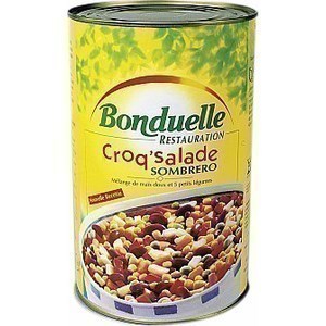 Croq'Salade Sombrero BONDUELLE RESTAURATION - la bote 5/1 - Epicerie Sale - Promocash Le Pontet