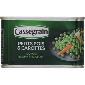 Petits pois & carottes 265 g - Epicerie Sale - Promocash PROMOCASH PAMIERS