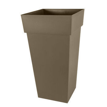 POT CARRE XXL TOSCANE TAUPE - Bazar - Promocash Le Haillan