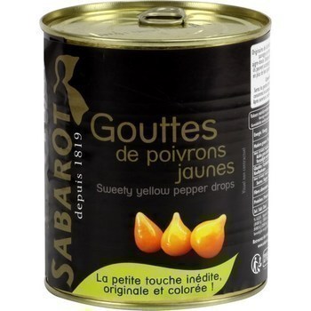 Gouttes de poivrons jaunes 850 ml - Epicerie Sale - Promocash Montauban