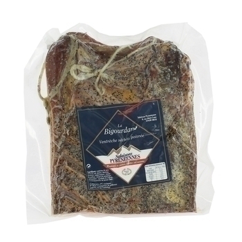 KG 1/2 VENTRECHE SECHE POIVRE - Charcuterie Traiteur - Promocash Montauban