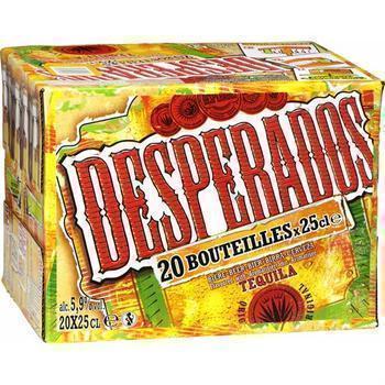 PACK 20X25CL BIERE DESPERADOS - Brasserie - Promocash Mulhouse