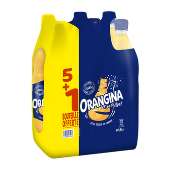 ORANGINA STANDART- le lot 5 bouteilles 1,5 littres +1 GRATUIT - Brasserie - Promocash Grasse