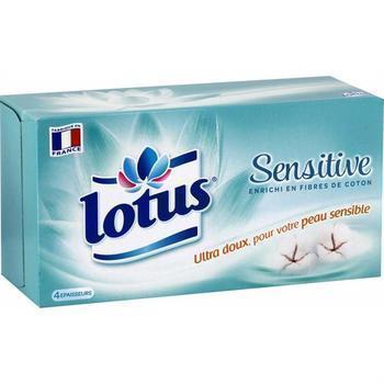 BOITE 80 MOUCHOIRS SENS.LOTUS - Hygine droguerie parfumerie - Promocash Saumur