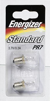 Ampoules 3,7 V/0,3 A PR7 standard - le lot de 2 - Bazar - Promocash PROMOCASH PAMIERS