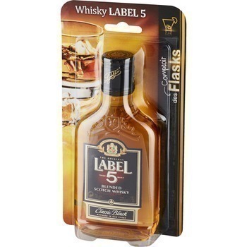 Whisky LABEL 5 40 - la flask 20cl sous blister - Alcools - Promocash Thionville