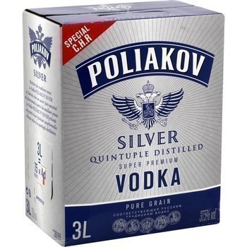 Vodka Silver 3 l - Alcools - Promocash Ales