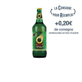 Ble 75cl biere pils meteor - Brasserie - Promocash Vesoul