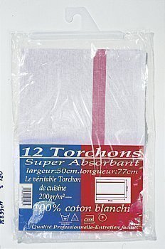 Torchons Prestige Collection 50x77 cm - Textile - Promocash Le Pontet