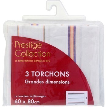 Torchons Prestige Collection 60x80 cm - Bazar - Promocash Belfort