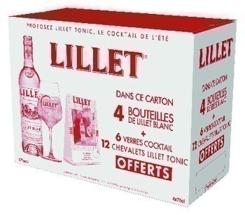 4X75CL LILLET BLANC - Alcools - Promocash Cherbourg