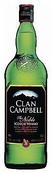Whisky CLAN CAMPBELL 40 % V. - la bouteille de 1 litre. - Alcools - Promocash Barr