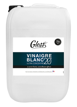 10L GLOSS VINAIGRE BLANC 20O - Hygine droguerie parfumerie - Promocash Bourg Saint Maurice