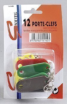 12 PORTE-CLES - Bazar - Promocash Rodez